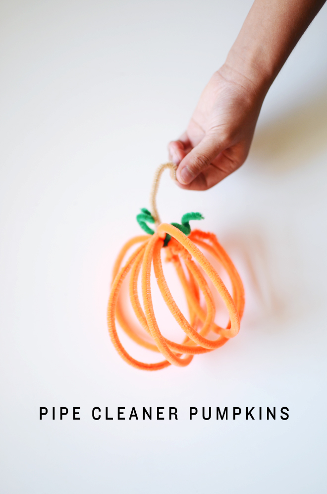 How to make a Pipe Cleaner Pumpkin