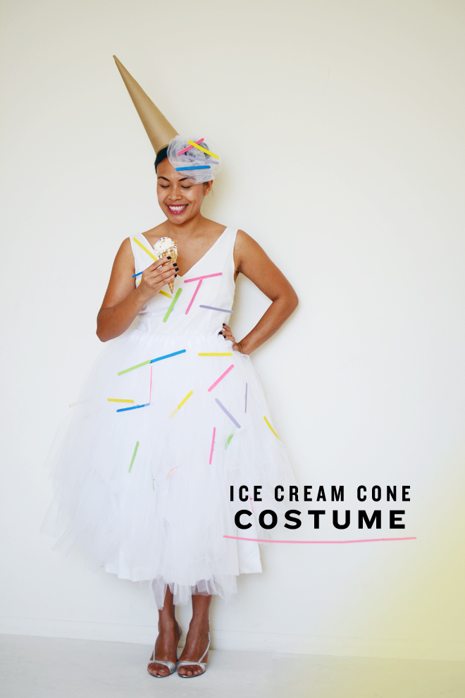 diy: ice cream cone costume | CAKIES