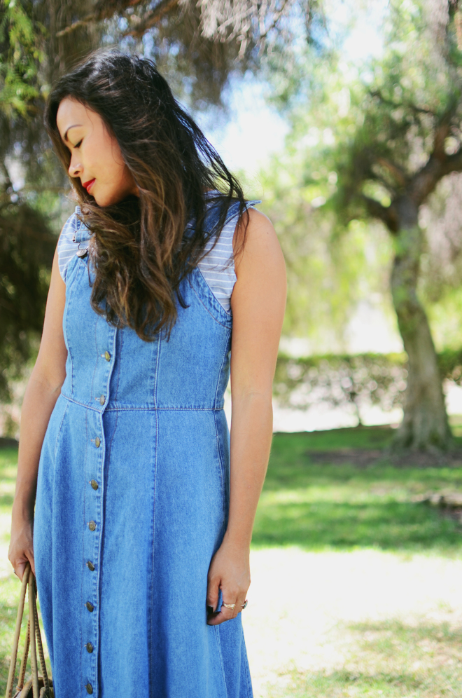 overall dress | CAKIES